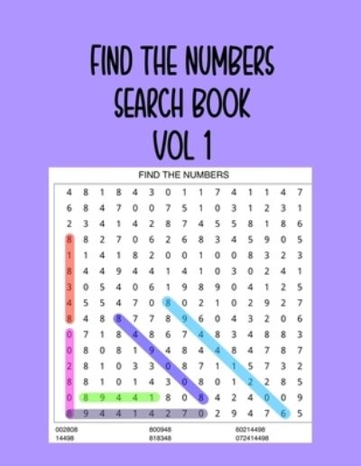 Cover for More Or Less · Find the Numbers Search Book Vol 1 (Paperback Book) (2021)