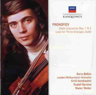 Cover for S. Prokofiev · Violin Concertos No.1&amp;2 (CD) (1990)