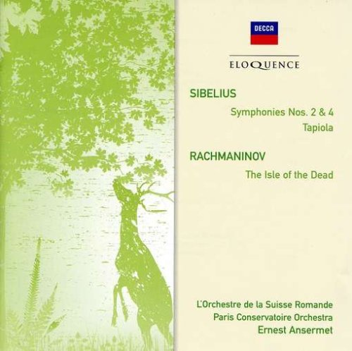 Sibelius: Symphonies 2 & 4, Tapiola / Rachmaninov: The Isle Of The Dead - Ernest Ansermet - Musik - ELOQUENCE - 0028948000449 - 26. maj 2008