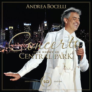 Cover for Andrea Bocelli · Concerto: One Night in Central Park - 10th Anniversary (Blu-ray) [10th Anniversary edition] (2021)