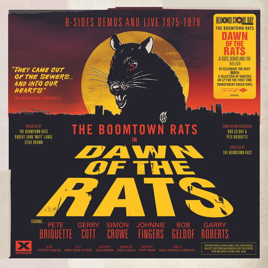 Cover for The Boomtown Rats · Dawn Of The Rats: B-Sides, Demos And Live 1975-1979 (LP) [RSD 2025 Green Vinyl edition] (2025)