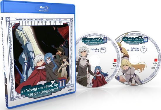 Cover for Is It Wrong to Pick Up Girls in a Dungeon 3 (Blu-Ray) (2021)