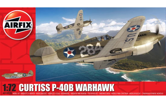 Cover for Airfix · Airfix - Curtiss P-40b Warhawk (4/20) * (Leketøy)