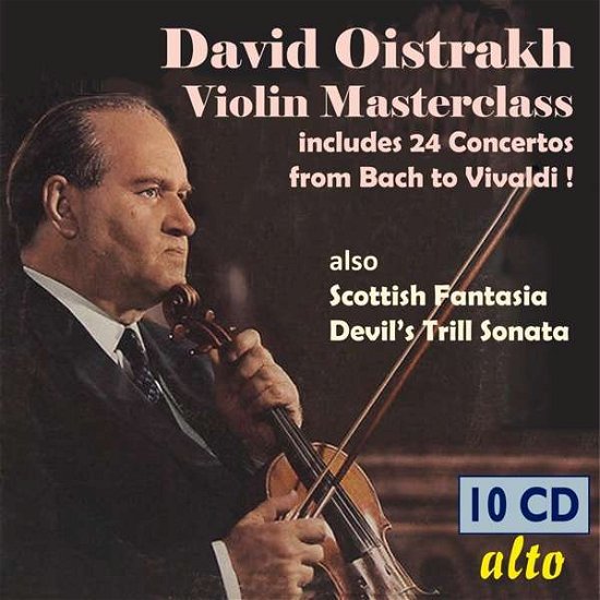 Cover for David Oistrakh Collection · Violin Masterclass (24 Concertos. 3 Sonatas. &amp; Encores) Deluxe (CD) (2021)