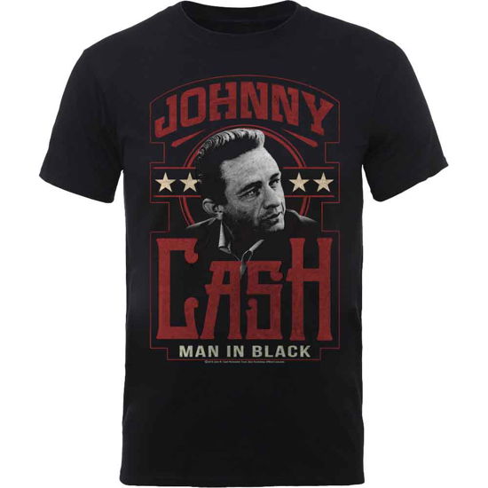 Johnny Cash Unisex T-Shirt: Man In Black - Johnny Cash - Mercancía -  - 5055979995449 - 