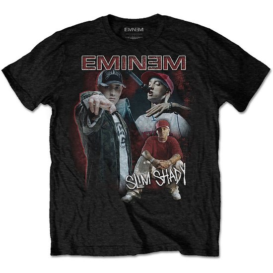 Eminem Unisex T-Shirt: Shady Homage - Eminem - Marchandise -  - 5056170683449 - 