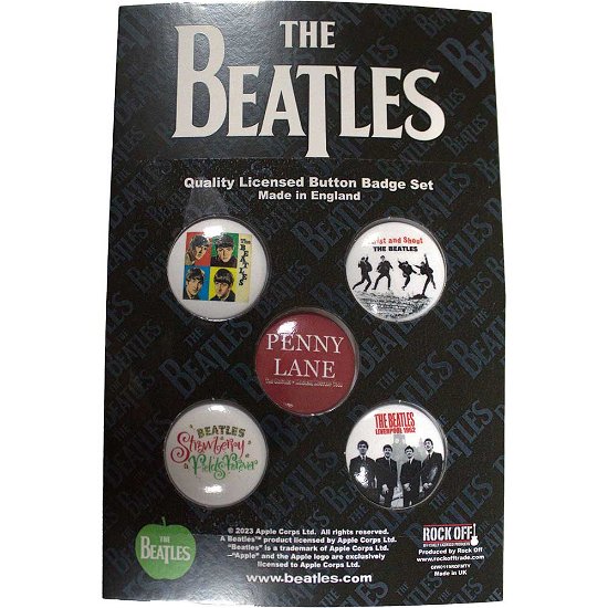 Cover for The Beatles · The Beatles Button Badge Pack: Beatles Liverpool (MERCH)
