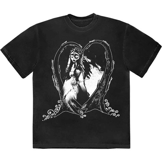 Corpse Bride Unisex T-Shirt: Heart - Corpse Bride - Merchandise -  - 5056737248449 - 