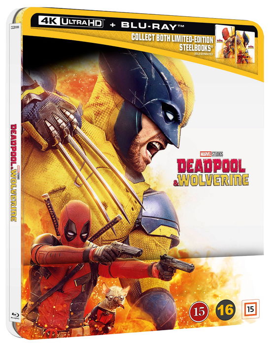 Deadpool & Wolverine (Steelbook) - Deadpool - X-men - Elokuva - Disney - 7333018031449 - maanantai 4. marraskuuta 2024