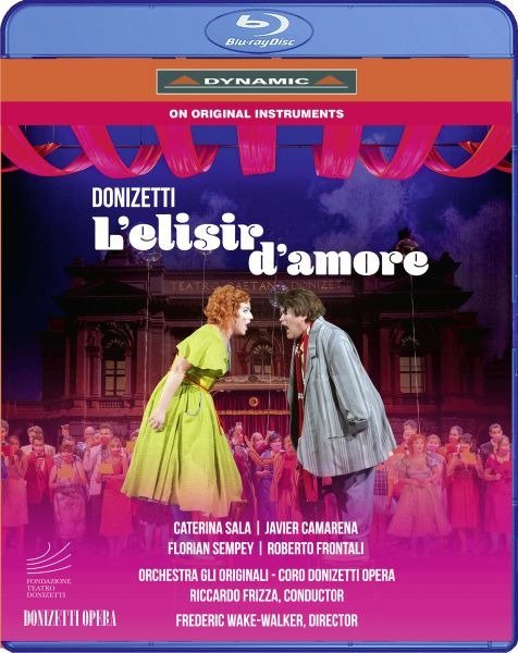 Donizetti: L'elisir D'amore - Gli Originali / Riccardo Frizza / Caterina Sala - Filmes - DYNAMIC - 8007144579449 - 2 de dezembro de 2022