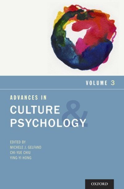 Cover for Gelfand, Michele J. (, Professor, University of Maryland, College Park) · Advances in Culture and Psychology: Volume 3 - Advances in Culture and Psychology (Hardcover Book) (2013)