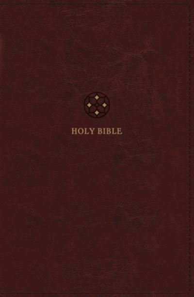 Cover for Zondervan · NRSVue, Holy Bible, Leathersoft, Burgundy, Comfort Print (Läderbok) (2022)