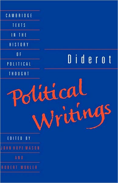 Cover for Denis Diderot · Diderot: Political Writings - Cambridge Texts in the History of Political Thought (Hardcover Book) (1992)