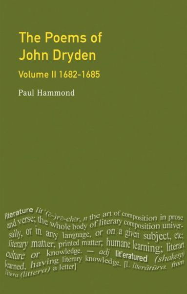 Cover for Paul Hammond · The Poems of John Dryden: Volume 2 - Longman Annotated English Poets (Paperback Book) (1995)