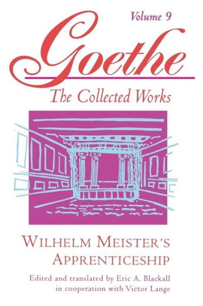 Cover for Johann Wolfgang Von Goethe · Goethe, Volume 9: Wilhelm Meister's Apprenticeship (Paperback Book) (1995)