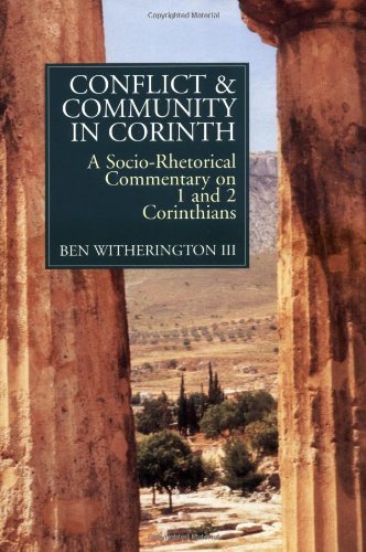 Cover for Witherington, Ben, III · Conflict and Community in Corinth: A Socio-Rhetorical Commentary on 1 and 2 Corinthians (Taschenbuch) (1995)