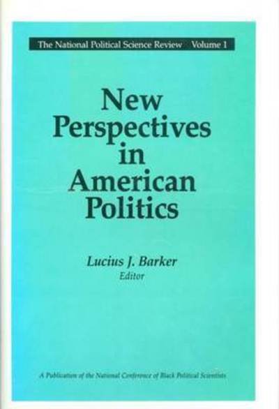 Cover for Barker · New Perspectives in American Politics (Hardcover Book) (1989)