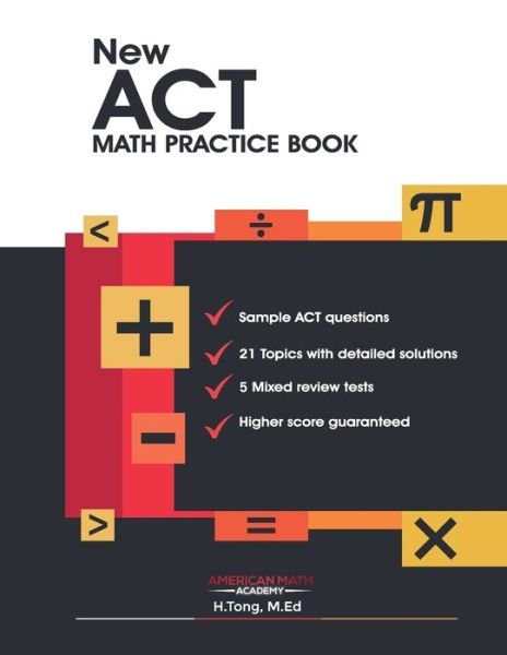 Cover for American Math Academy · New ACT Math Practice Book (Paperback Book) (2019)