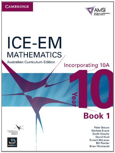 Cover for Peter Brown · ICE-EM Mathematics Australian Curriculum Edition Year 10 Incorporating 10A Book 1 (Pocketbok) [2 Revised edition] (2011)