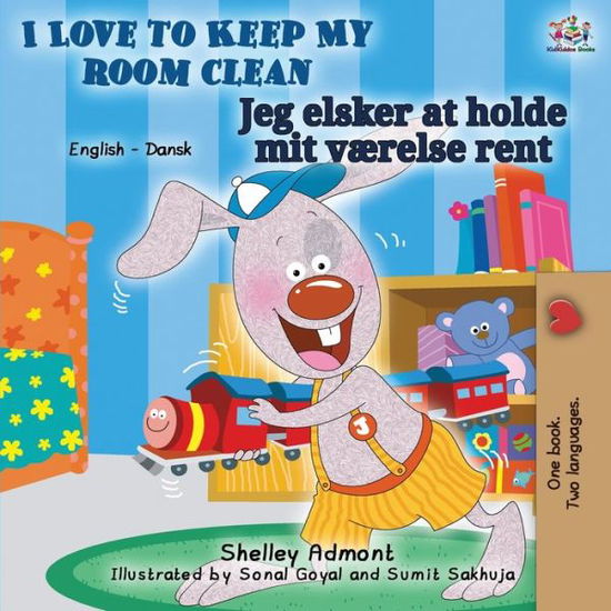 Cover for Shelley Admont · I Love to Keep My Room Clean (English Danish Bilingual Book) (Paperback Book) (2020)