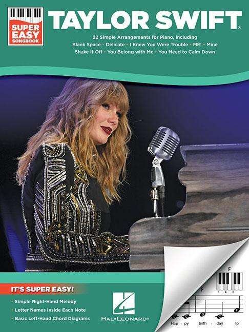 Taylor Swift Super Easy Songbook - Super Easy Songbook - Taylor Swift - Andet - OMNIBUS PRESS SHEET MUSIC - 9781540070449 - 10. december 2019