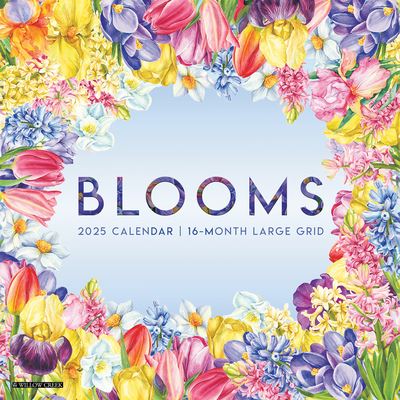 Blooms--Large Grid 2025 12 X 12 Wall Calendar - Willow Creek Press - Gadżety - Willow Creek Press Calendars - 9781549246449 - 10 września 2024