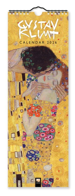 Cover for Flame Tree Studio · Gustav Klimt Slim Calendar 2026 (Art Calendar) (Kalender) [New edition] (2025)