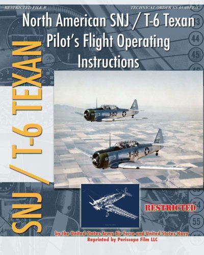 North American SNJ / T-6 Texan Pilot's Flight Operating Instructions - United States Navy - Kirjat - Periscope Film, LLC - 9781935700449 - torstai 19. elokuuta 2010