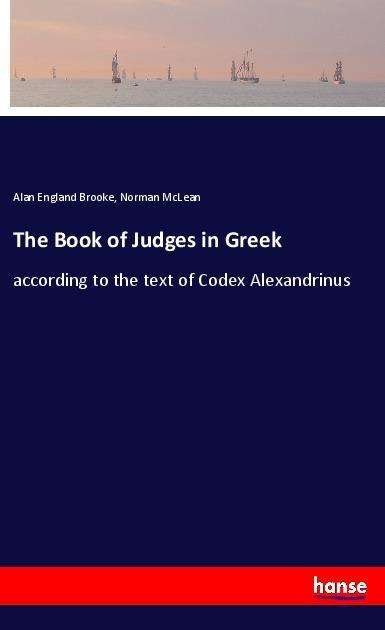 Cover for Brooke · The Book of Judges in Greek (Book)
