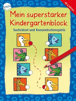 Cover for Katja Schmiedeskamp · Mein superstarker Kindergartenblock. SuchrÃ¤tsel und Konzentrationsspiele (Paperback Book) (2021)