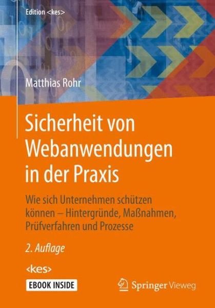 Cover for Rohr · Sicherheit von Webanwendungen in der Praxis (Buch) (2018)