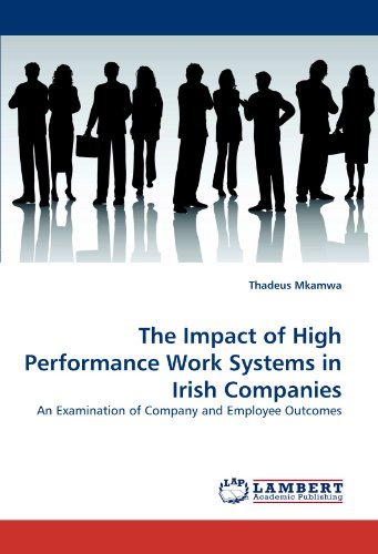 The Impact of High Performance Work Systems in Irish Companies: an Examination of Company and Employee Outcomes - Thadeus Mkamwa - Bøger - LAP LAMBERT Academic Publishing - 9783838382449 - 22. juli 2010