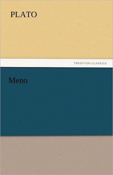 Cover for Plato · Meno (Tredition Classics) (Paperback Bog) (2011)
