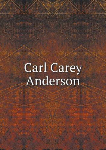 Cover for Joint Committee on Printing · Carl Carey Anderson (Paperback Book) (2013)