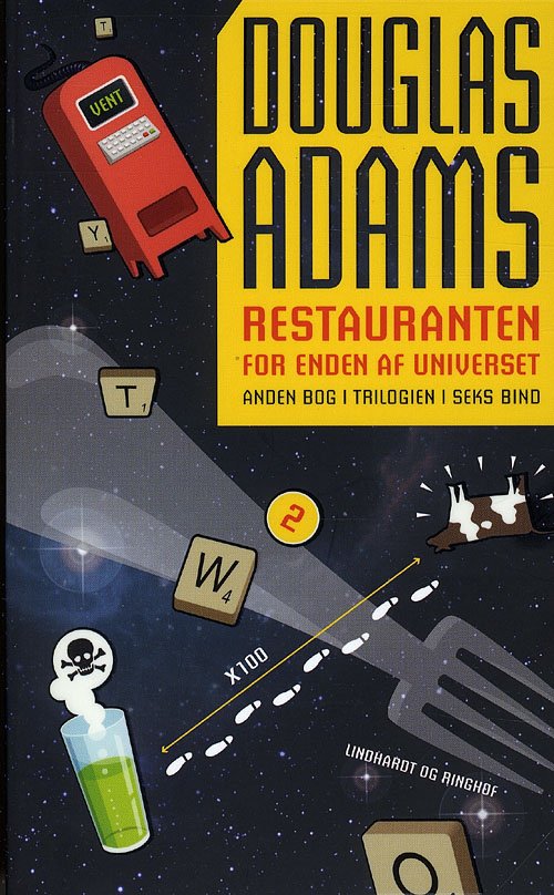 Cover for Douglas Adams · Restauranten for enden af universet (2), pocket (Taschenbuch) [3. Ausgabe] (2009)