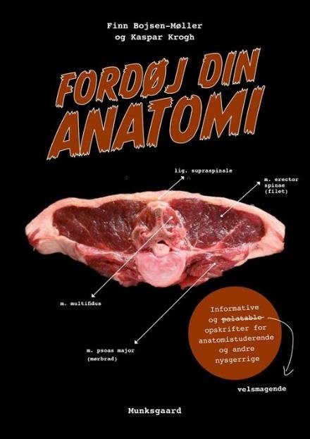 Cover for Finn Bojsen-Møller; Kaspar Krogh · Fordøj din anatomi (Inbunden Bok) [1:a utgåva] (2017)