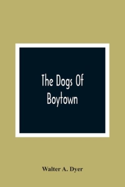 Cover for Walter A Dyer · The Dogs Of Boytown (Paperback Book) (2021)