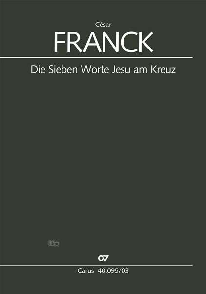 Cover for Franck · Sieben Worte,KA.CV40.095/03 (Bog)