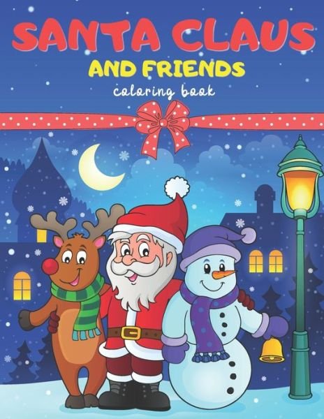 Cover for Blackie Cat · Santa Claus and Friends Coloring Book (Taschenbuch) (2020)