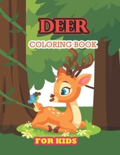 Cover for Tech Nur Press · Deer Coloring Book For Kids (Pocketbok) (2021)