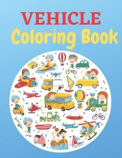 Cover for Af Book Publisher · Vehicle Coloring Book (Pocketbok) (2021)
