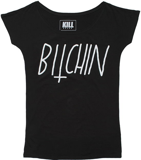 Cover for Kill Brand · Bitchin Girlie Longline / Black (T-shirt) [size S] (2013)