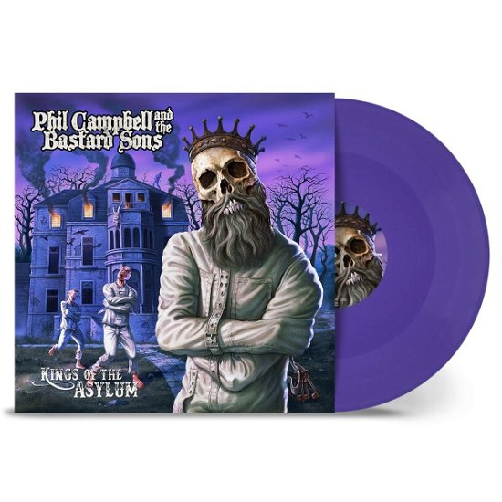 Cover for Phil Campbell and the Bastard · Kings Of The Asylum (LP) [Purple Vinyl edition] (2023)