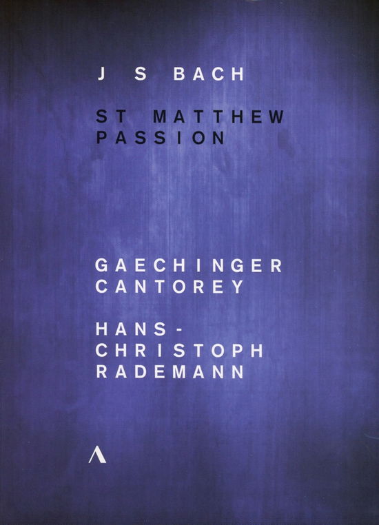 St Matthew Passion - Bach,j.s. / Rademann - Musik - ACCENTUS - 4260234831450 - 15. september 2017