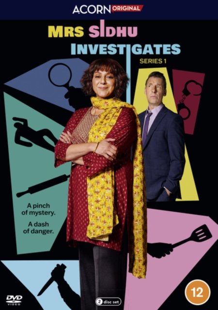 Cover for Mrs Sidhu Investigates S1 · Mrs Sidhu Investigates: Series 1 (DVD) (2023)