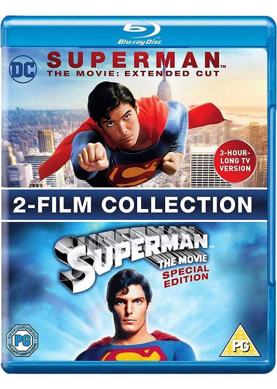 Cover for Superman: The Movie [Extended Cut/ 2-Film Collection] [Blu-ray] [1978] (Blu-ray) [Extended edition] (2018)