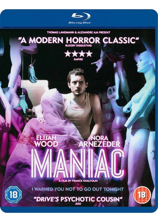 Cover for Maniac-blu Ray · Maniac (Blu-ray) (2013)