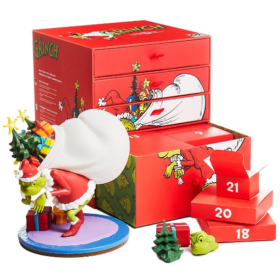 Cover for Cc Countdown Characters · The Grinch: Grinch Countdown Character Advent Cale (Toys) (2024)