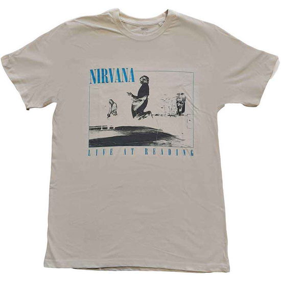 Nirvana Unisex T-Shirt: Live at Reading - Nirvana - Marchandise -  - 5056561032450 - 