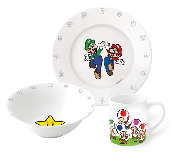 3-piece Ceramic Gift Set (20045) - Super Mario - Merchandise -  - 8412497200450 - 